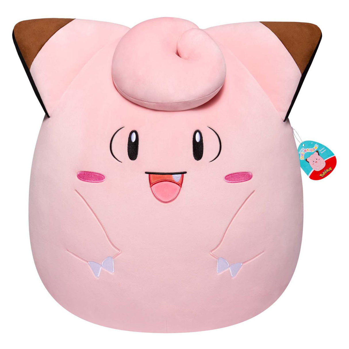 Jazwares squishmallows pokemon knuffel pluche - clefairy, 35