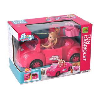 No brand fun cabriolet met pop | 2 stuks