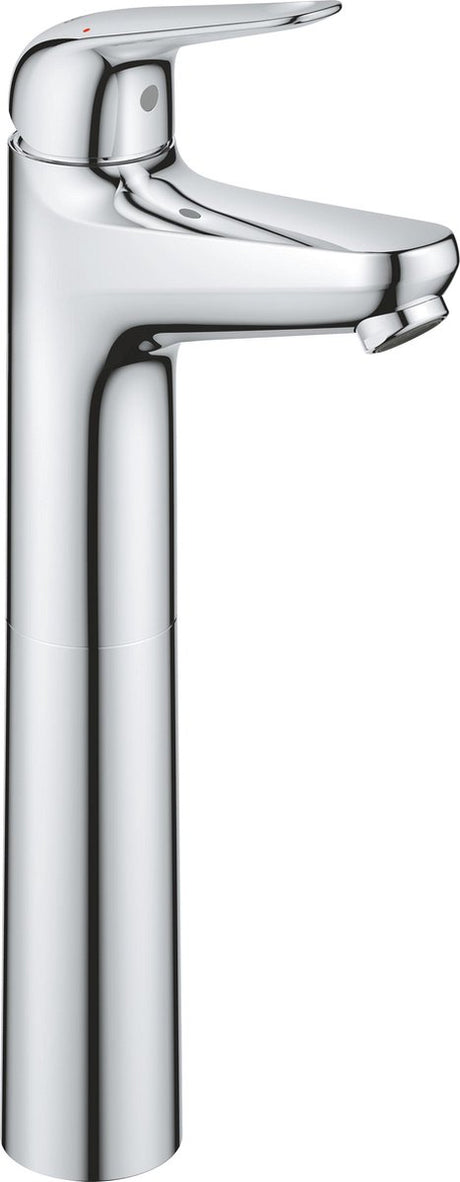 Grohe quickfix swift eengreepsmengkraan voor vrijstaande wastafels met push-open waste set - xl-size - waterbesparend - chroom