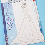 Spectron Frozen Sketchen Stickerboek met Stencils