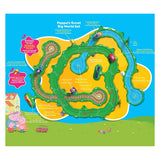 Gear2play peppa pig whizz around - peppa’s grote wijde wereld speelset - modulaire rijbaan voor whizz around voertuigen - interactief met muziek en geluid