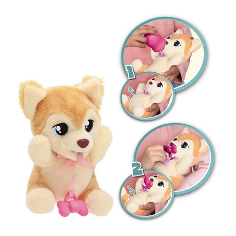 Imc toys baby paws yummy shiba inu knuffel - 20cm