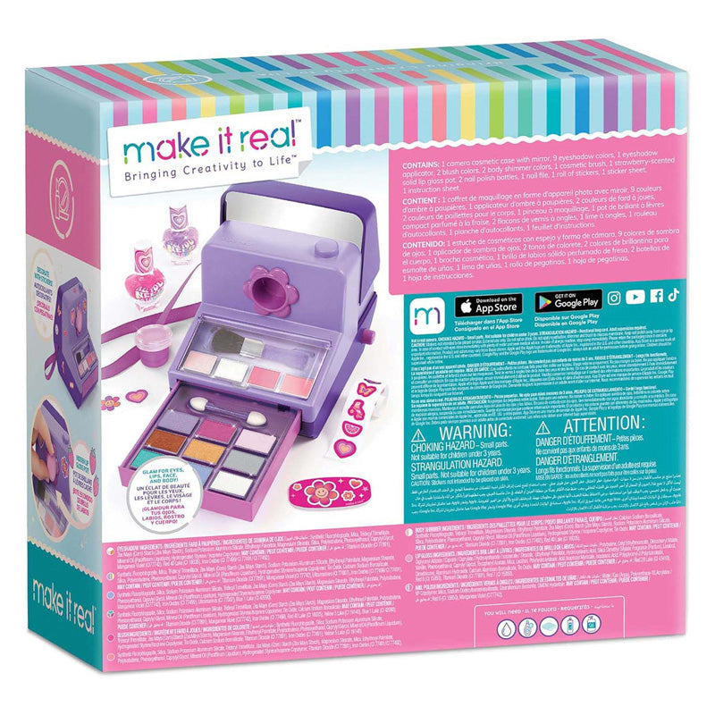 Make it real - instant glamour camera make-up set met spiegel