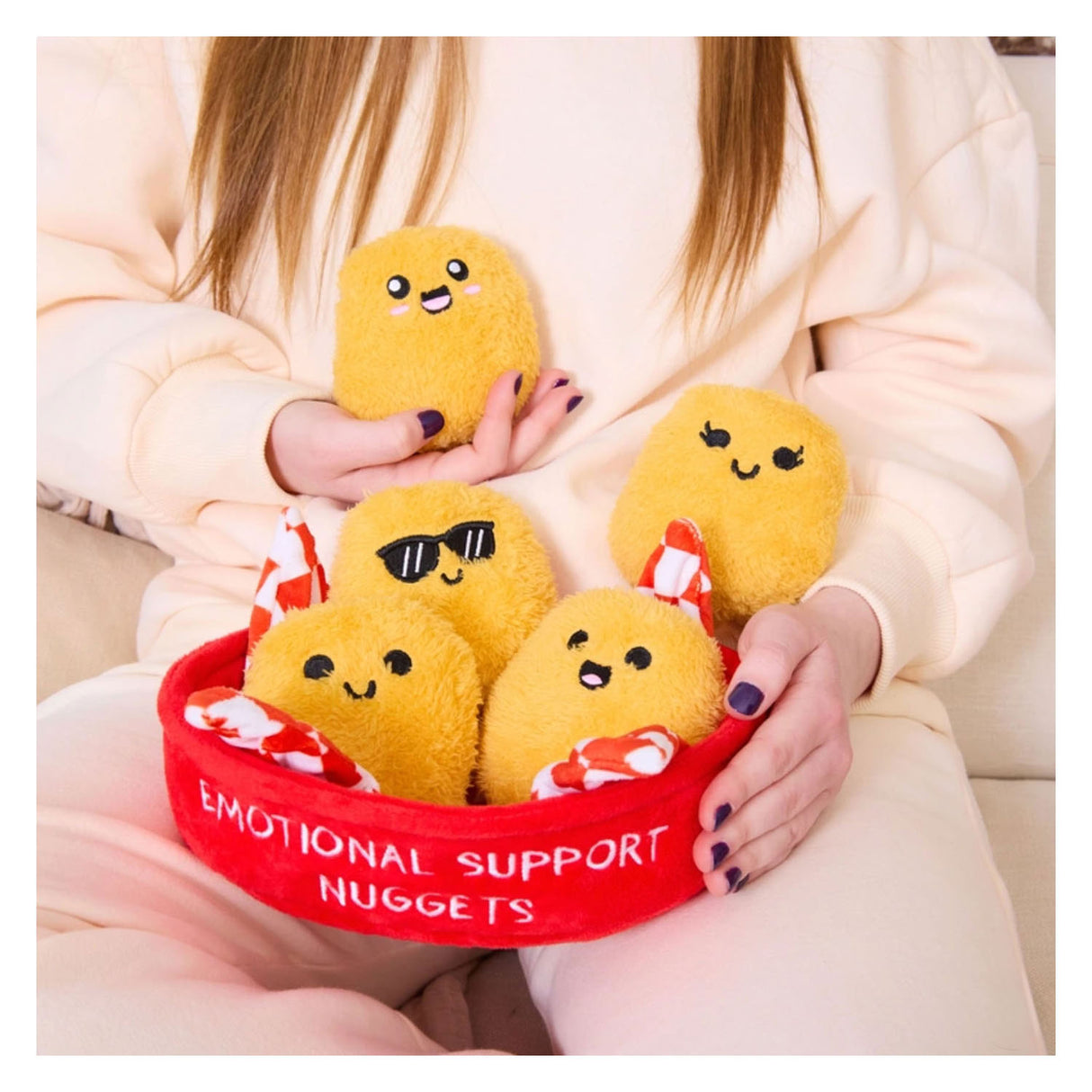 Just play emotional support nuggets knuffels - 6dlg.