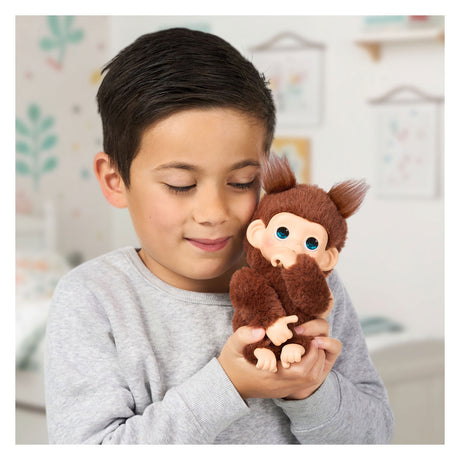 Little live pets my baby mini monkey brown - interactieve knuffel