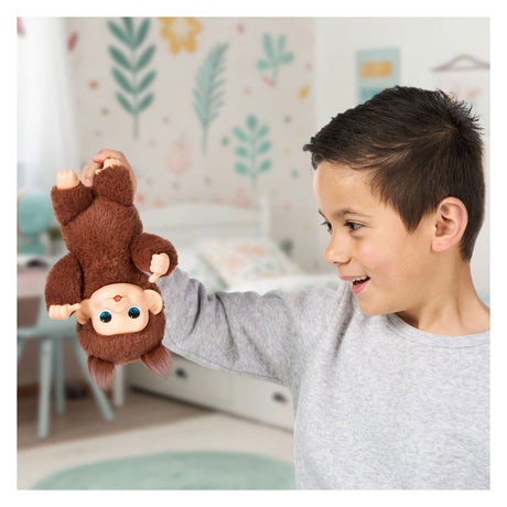 Little live pets my baby mini monkey brown - interactieve knuffel