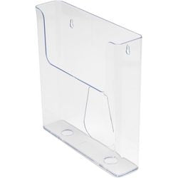 Deflecto wandgemonteerde brochurehouder de76301 transparant