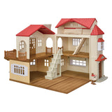 Sylvanian families 5708- groot poppenhuis met geheime speelkamer- poppenhuis- te combineren met startershuis ( 5567) tot een mega poppenhuis