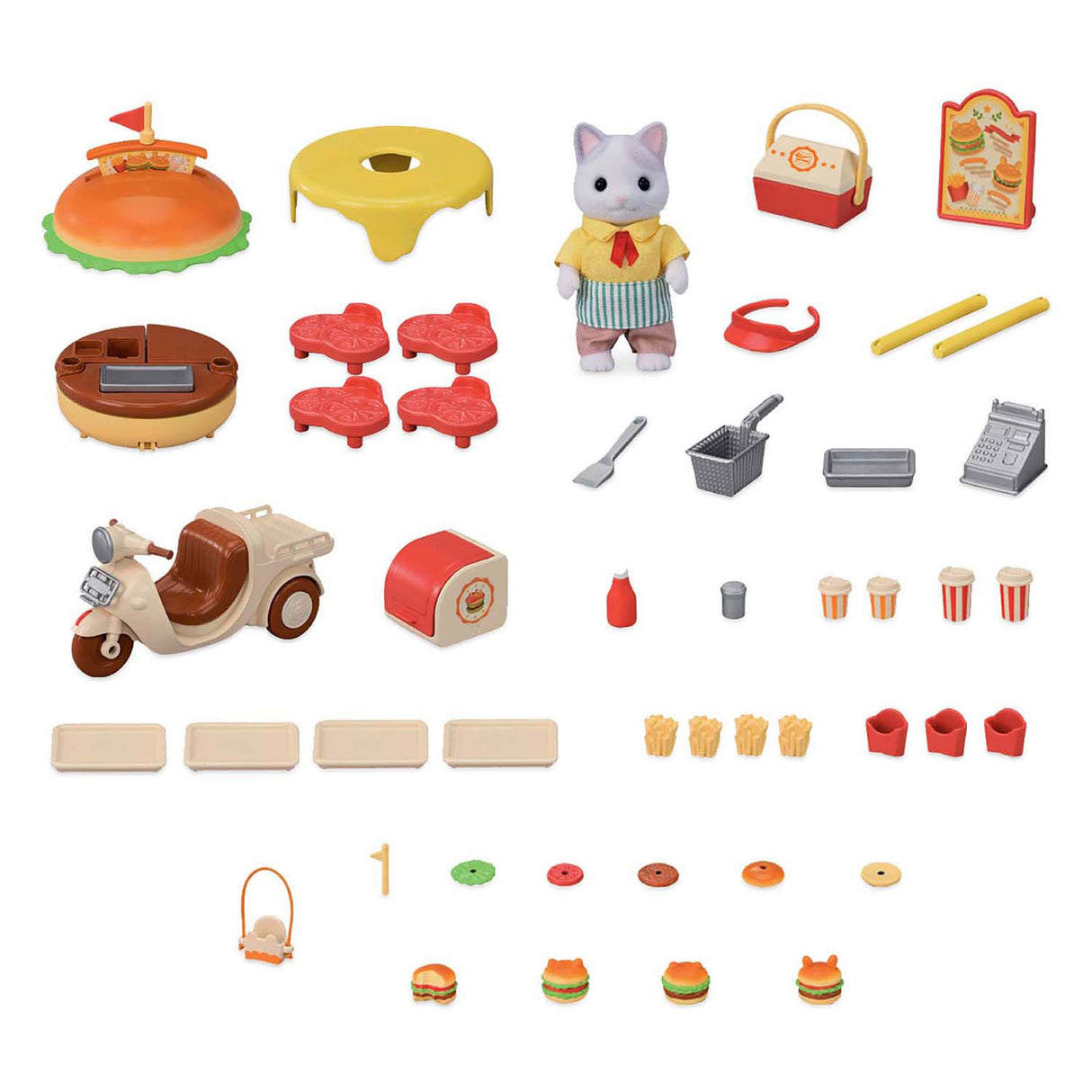 Sylvanian families 5757 hamburger stand