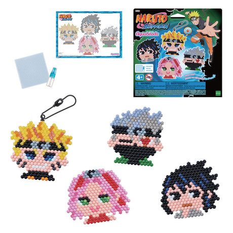 Aquabeads naruto sleutelhanger knutselset- parels die met water aan elkaar plakken