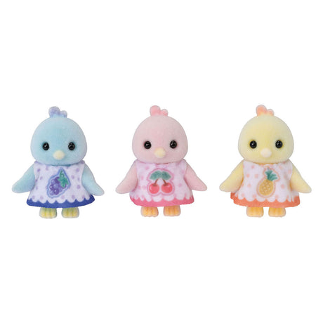 Sylvanian families 5860 familie citroenvogel- fluweelzachte speelfiguren voor in poppenhuis