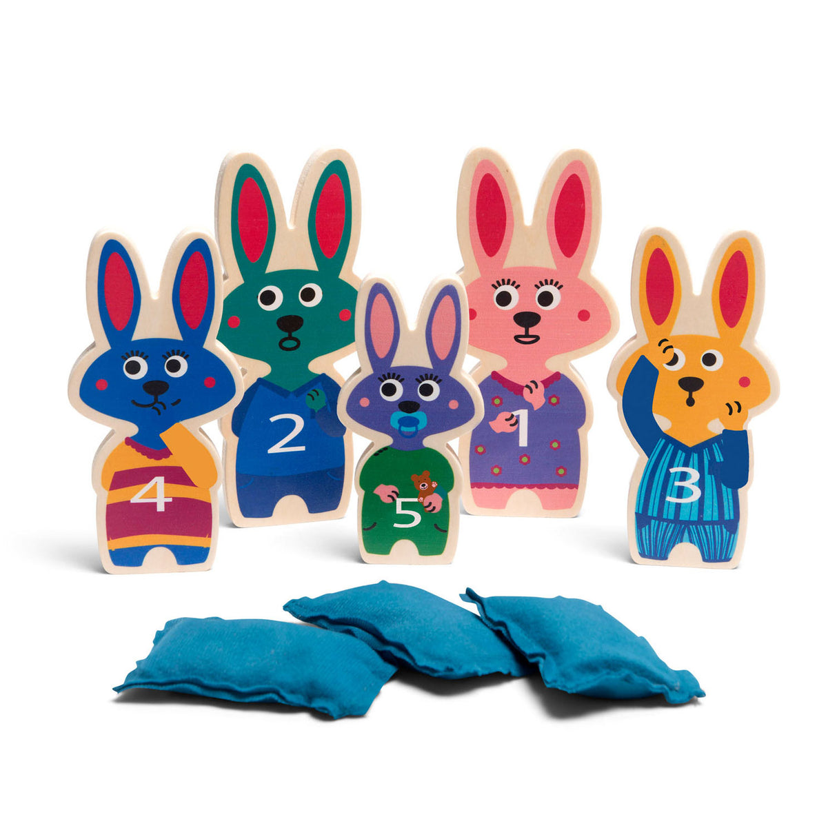 BS Toys Balwerpen Bunnies Hout Werpspel