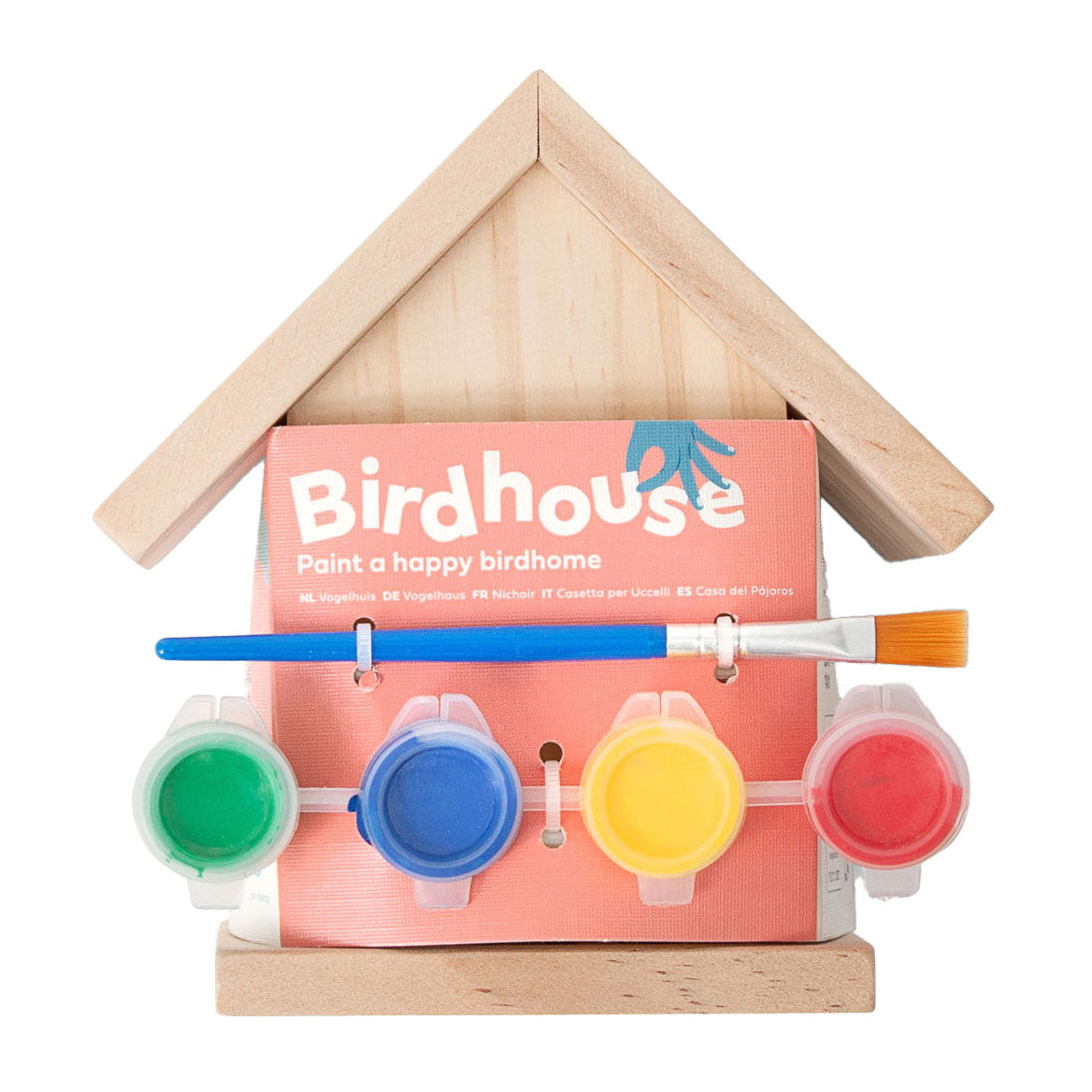 Bs toys maak je eigen houten vogelhuisje bouwset