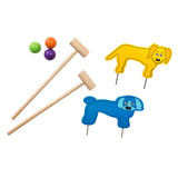 Bs toys houten croquet junior buitenspel