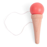 Bs toys kendama ijsje - behendigheidsspel - vangbal - kinder speelgoed - houten spel - coördinatie training - kendama spel - houten speelgoed