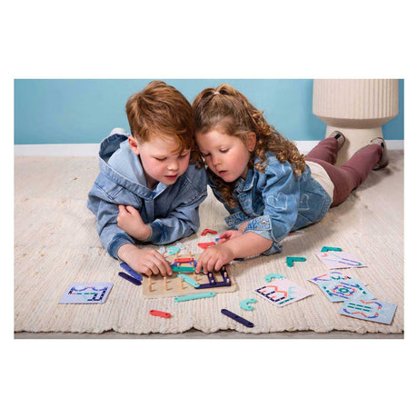 Bs toys houten geoplank - 40dlg.