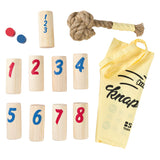 Bs toys – knapsack werpspel – behendigheidsspel voor buiten – vanaf 8 jaar - buitenspeelgoed - familiespel - houten speelgoed - buitenspel