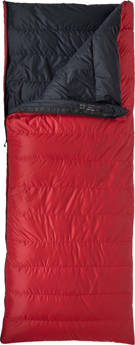 Lowland outdoor donzen slaapzak - ranger lite - 210 x 80 cm - 1095 g - 0°c - rip-stop nylon