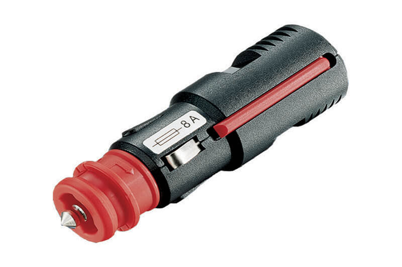 12 volt stekker uni met zekering