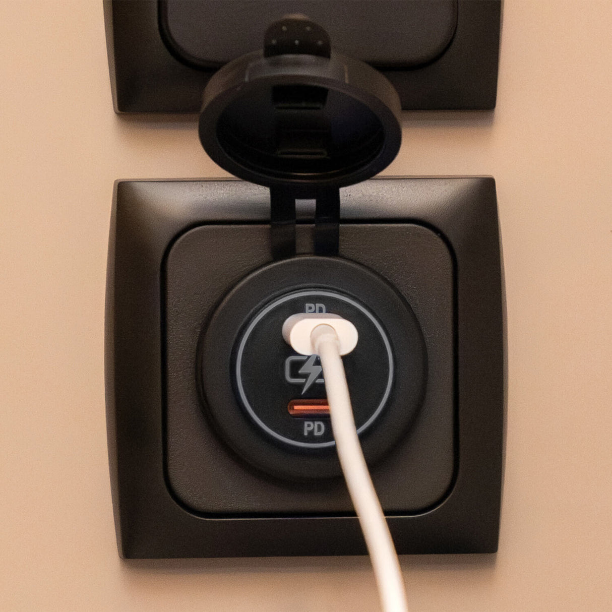 Power line 2x usb-c pd lader