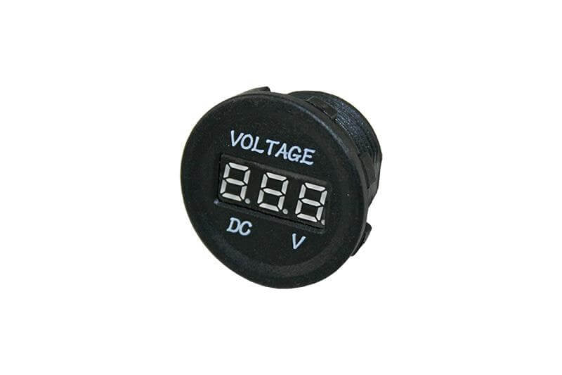 Power line voltmeter inbouw