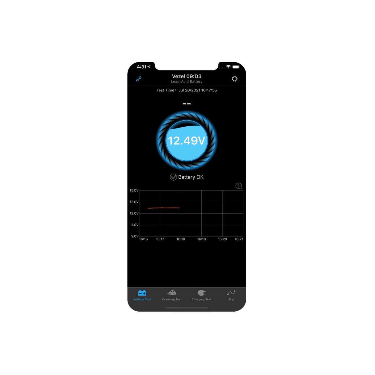 Battery monitor bluetooth accu capaciteit meter