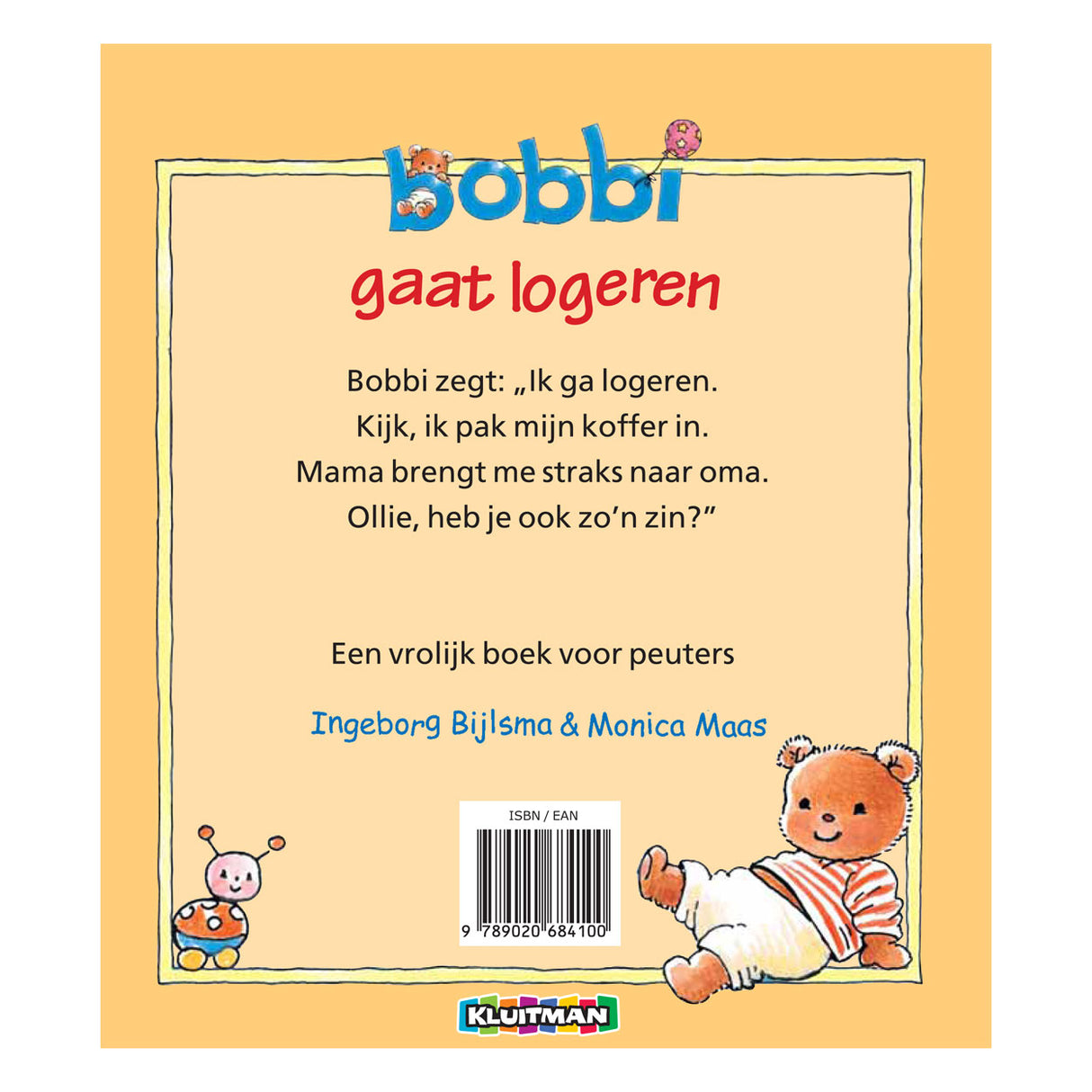 Uitgeverij kluitman bobbi gaat logeren