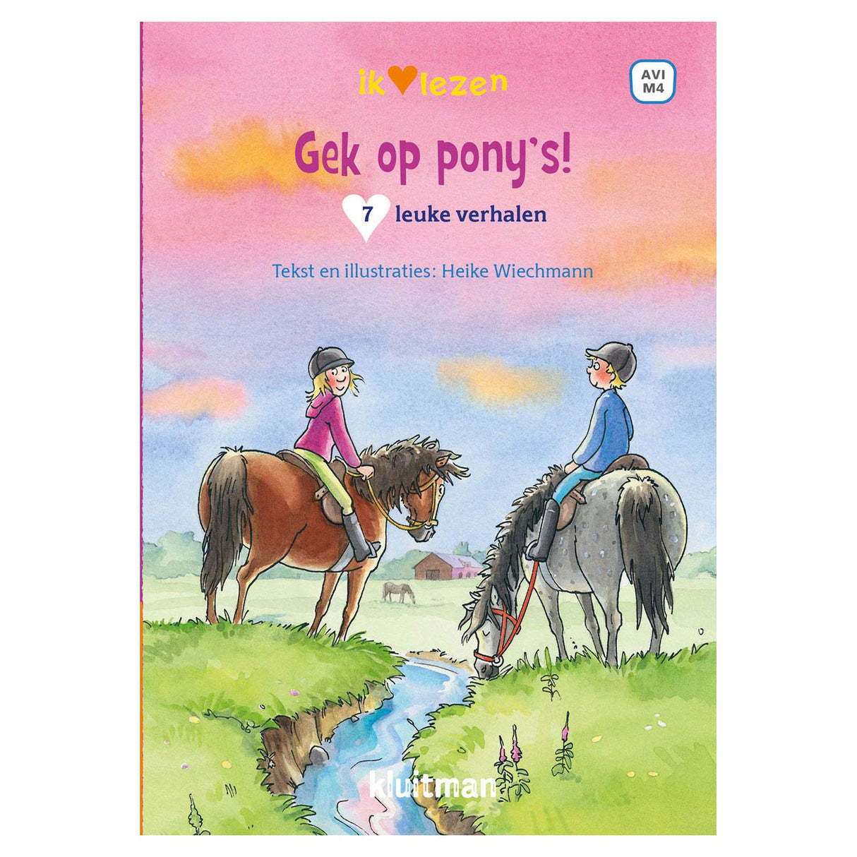 Uitgeverij kluitman gek op pony's! 7 leuke verhalen avi-m4