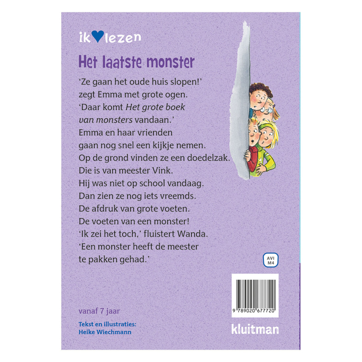 Uitgeverij Kluitman Het laatste monster AVI-M4