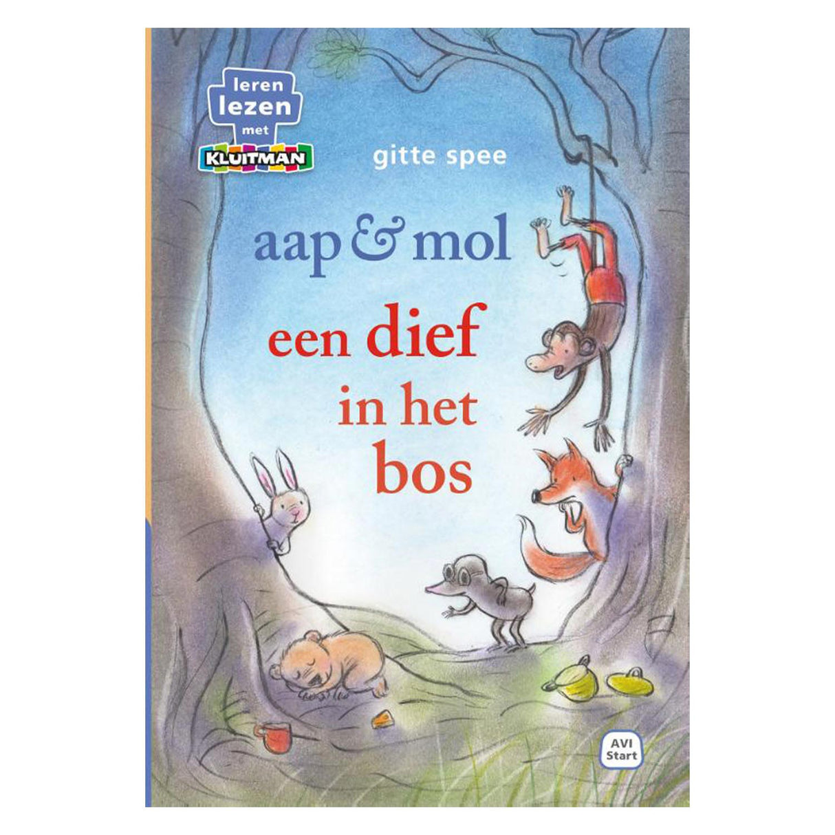 Uitgeverij Kluitman Aap mol een dief in het bos (AVI-Start)