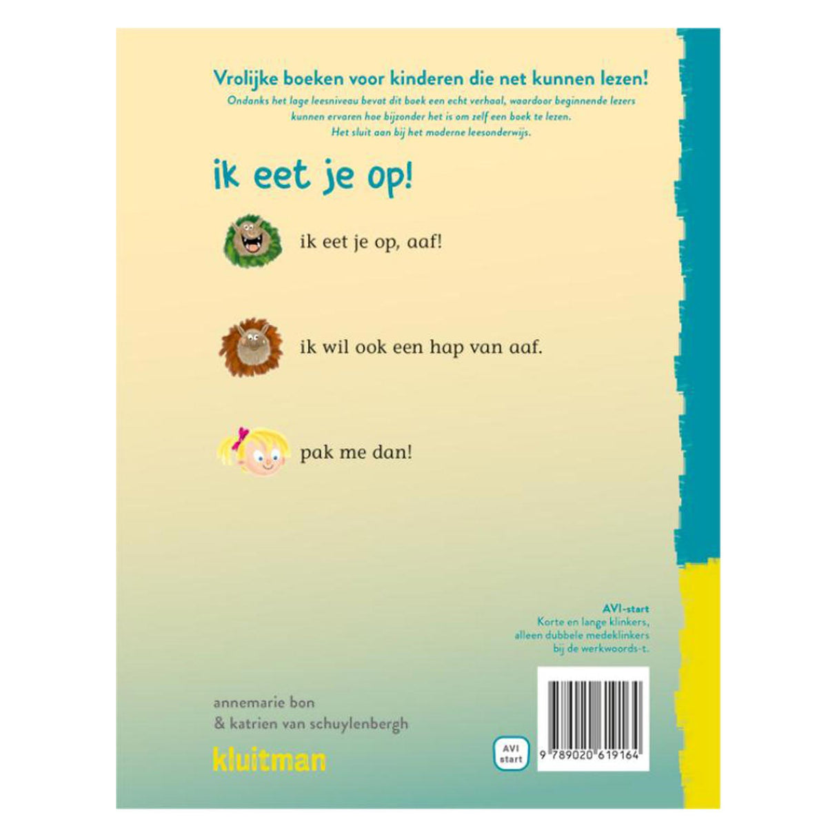 Uitgeverij Kluitman Lees lees lees ik eet je op! (AVI-Start)