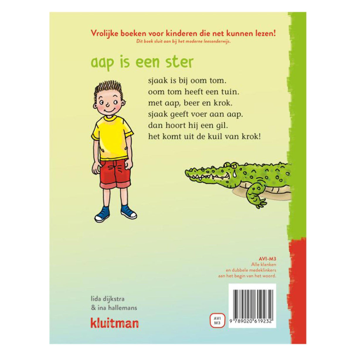 Uitgeverij Kluitman Lees lees lees aap is een ster (AVI-M3)