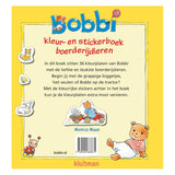 Uitgeverij kluitman bobbi kleur- en stickerboek boerderijdieren