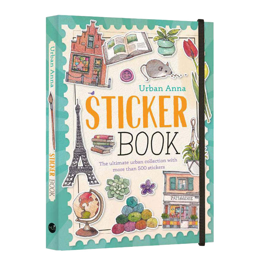Uitgeverij kluitman urban anna stickerboek