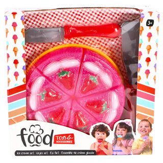 Voedsel taart met taartschep | 3 stuks
