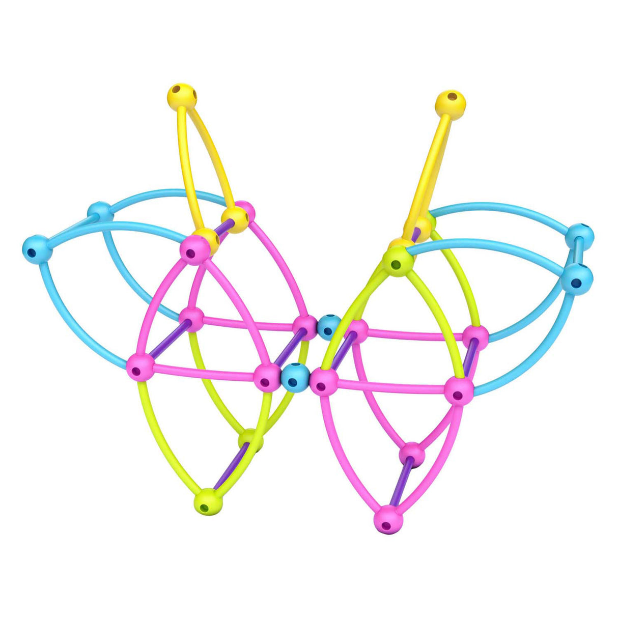 Meli bouwset roze 150 stuks - creatief constructiespeelgoed voor kinderen.
