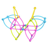 Meli bouwset roze 150 stuks - creatief constructiespeelgoed voor kinderen.