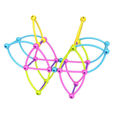 Meli bouwset roze 150 stuks - creatief constructiespeelgoed voor kinderen.