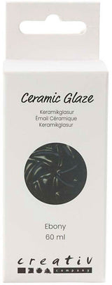 Creativ company keramiek glazuur 984-1101 c dekkend ebony - 60ml