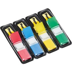 Post-it ® index small - standaard dispenser - rood, blauw, geel, groen