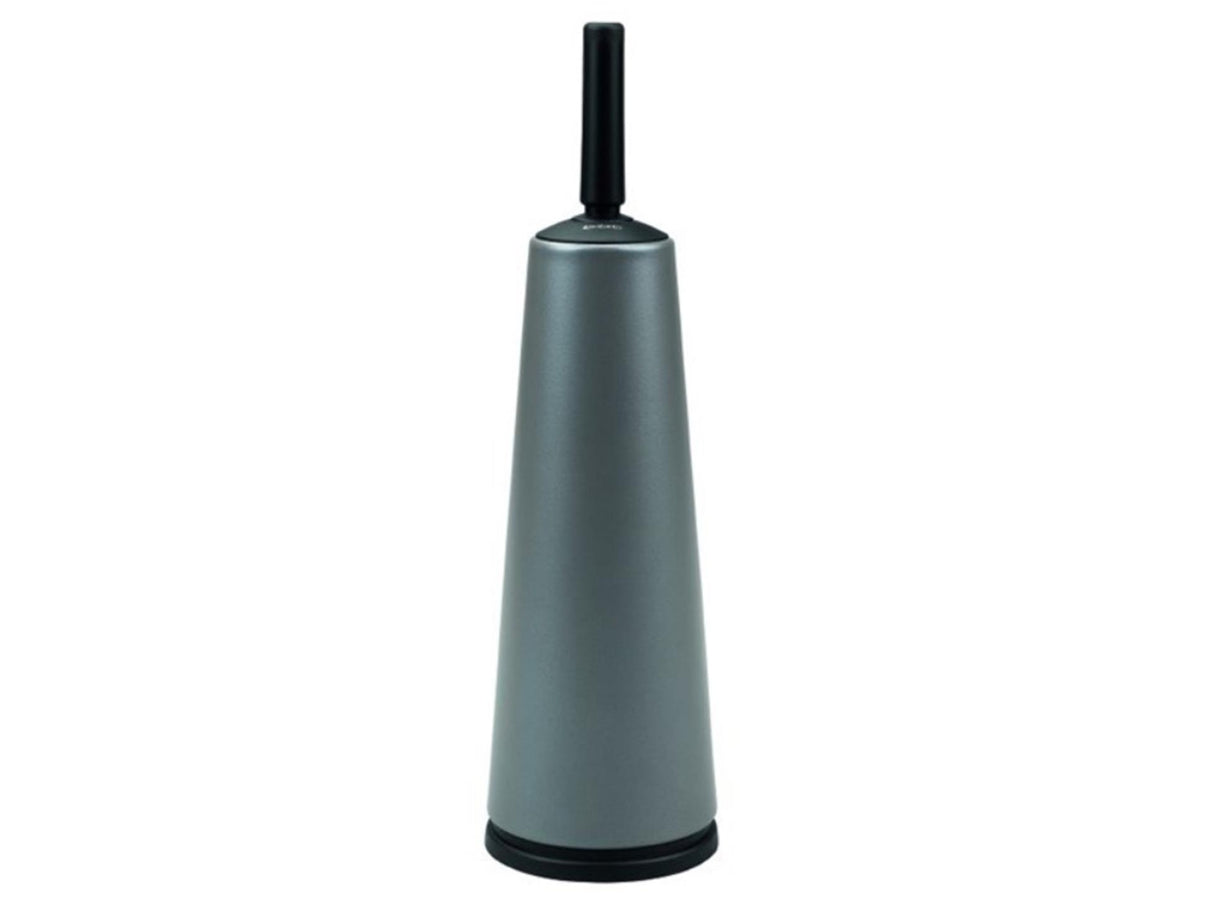 Brabantia toiletborstel en houder platinum dia.12x42cm