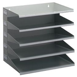 Set van 4 brievenbakjes durable 3360-10 grijs