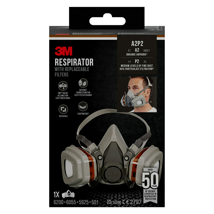 3m mondmasker | masker | mondkapje | met verwisselbare filters