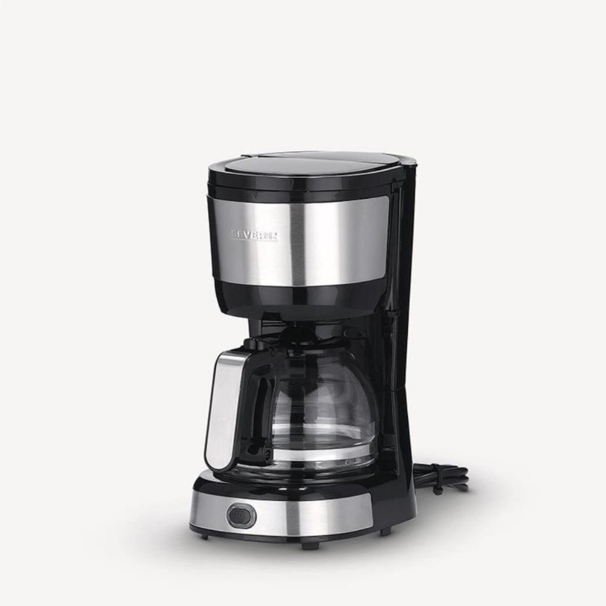 Severin koffiezetapparaat 4-kops zwart