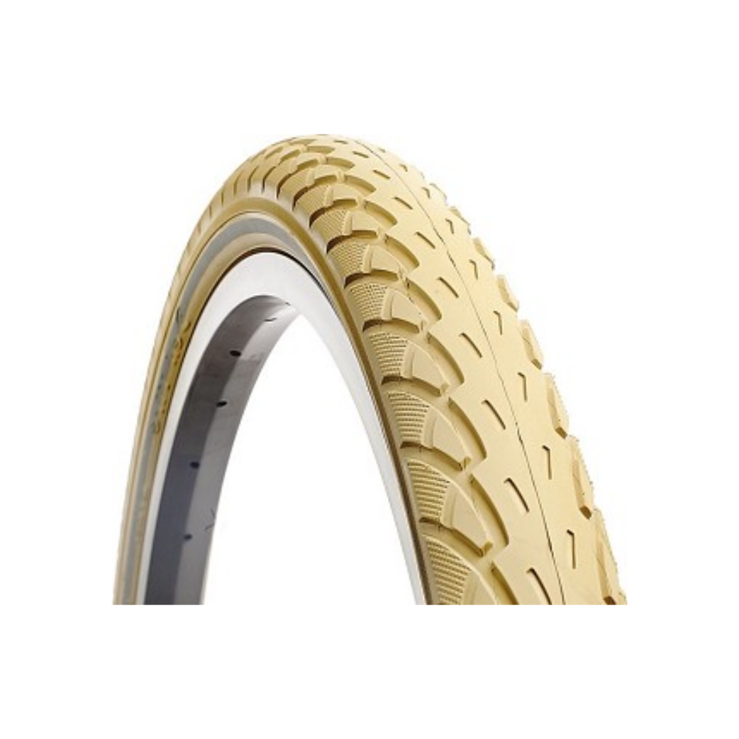 Del buitenband, creme met reflectie, 20x1.75 etrto 47-406