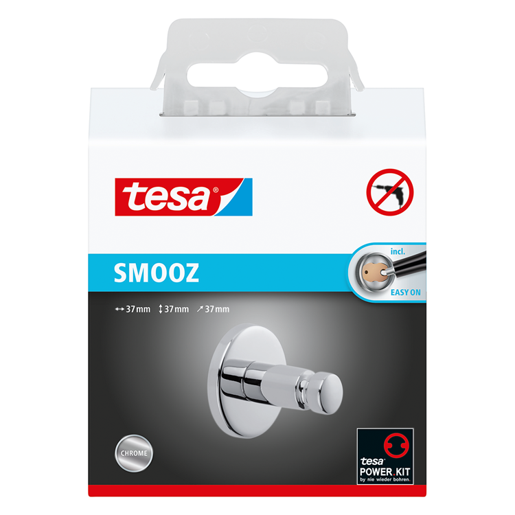 Tesa smooz handdoekhaakje