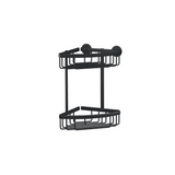 Tesa 1072289 - aluxx black hoek doucherek zwart, dubbel | 1 stuks