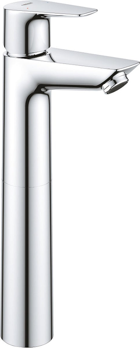 Grohe quickfix start edge wastafelkraan - waterbesparend - incl. waste - chroom