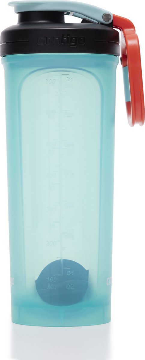Contigo shake go 2.0 protein shakerfles met mixerbal, drinkfles, 820 ml