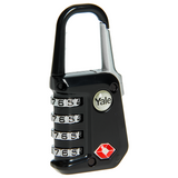Yale 1060497 - code hangslot tsa zwart | 3 stuks